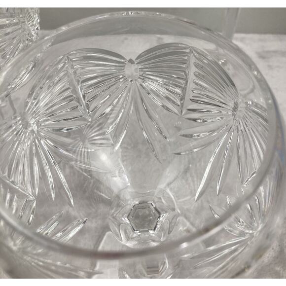 2 Waterford Crystal Millennium Toasting Goblest Balloon Wine Glass Happiness 8" - Picture 4 of 7
